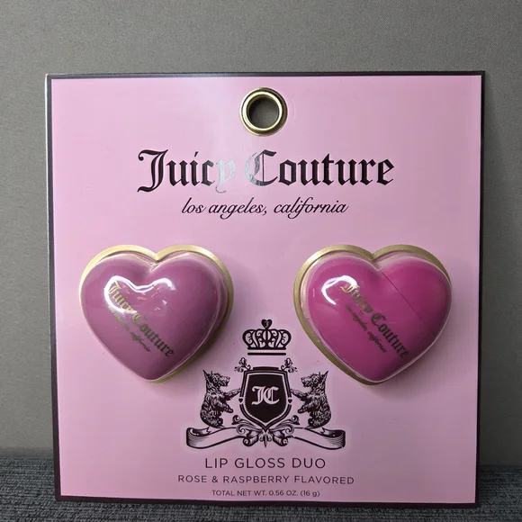 Juicy Couture Rose & Raspberry Lip Gloss Duo - Picture 2 of 4